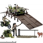 Click N' Play Military Expeditionary Logistics Engineering Unit 29 Piece Play Set with Accessories.  B076KM57KJ